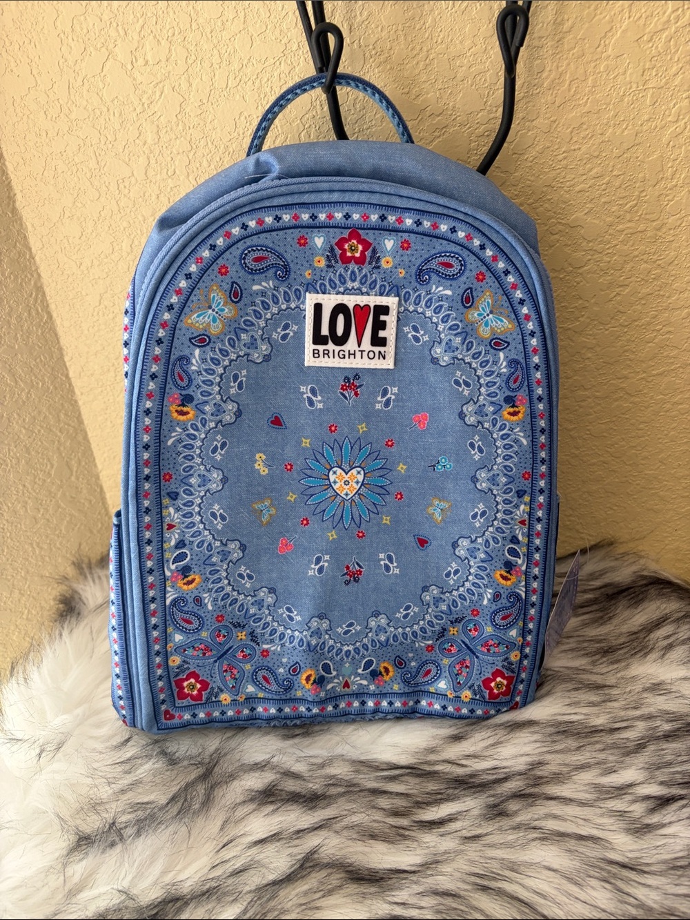 Brighton bandanna, love backpack. NWT
